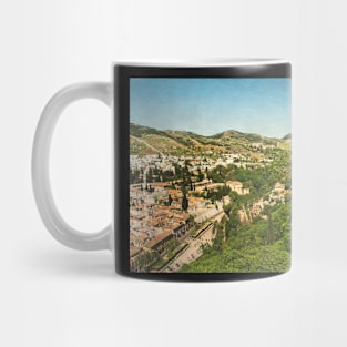 Granada From The Alhambra Ramparts Mug